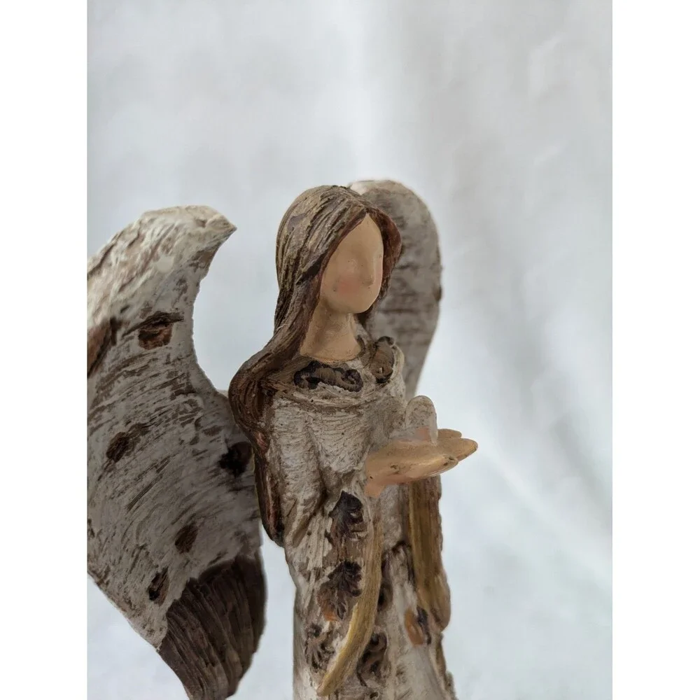 Unbranded 8 Inch Resin Angel - May Peace Be With You